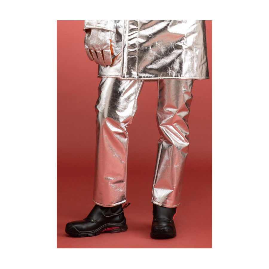 pantalons de vêtements réfléchissants à la chaleur et bottes de sécurité