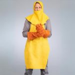 Grain leather welding apron