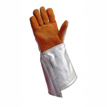 HTR Leather Gloves with Aluminized Oversleeves