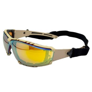 MaxxPro Anti-Scratch & Anti-Fog Safety Glasses with Adjustable Headband