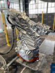 ASP KARDENAC Robot Protective Cover for High-Heat Foundry, Forge & Die Coating Applications