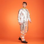 Aluminised light coverall fire-resistant