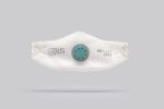 Masque respiratoire pliable à plat BLS 680next FFP2 NR D avec valve