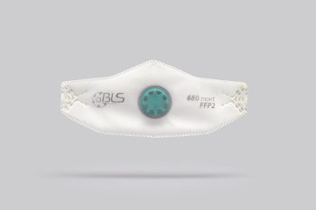 BLS 680next FFP2 NR D Valved Flat-Fold Respirator