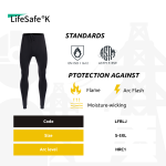 Flame Resistant Arc-Rated Knitted Long John Base Layer