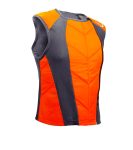 E.COOLINE RaceVest black/orange colour option