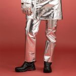Aluminised trousers for heat protection