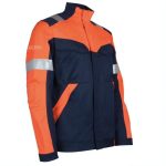Melt Master multi-hazard jacket, worn view