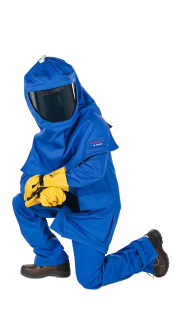 Crosstex Arctex45-CT Two-Layer Arc Flash Switching Suit Kit – PPE Category 4 (Coat & Bib Overall)