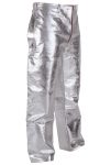 Aluminised trousers for heat protection