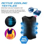 E.COOLINE ShirtVest ZM1 air channel close-up
