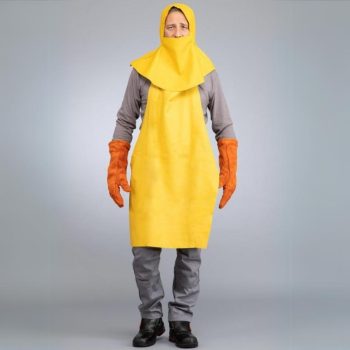 Grain leather welding apron