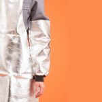 Aluminised Kevlar oversleeves for heat protection