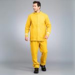 Welder leather trousers, front