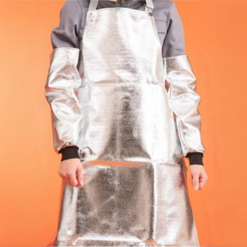Aluminised Kevlar oversleeves for heat protection