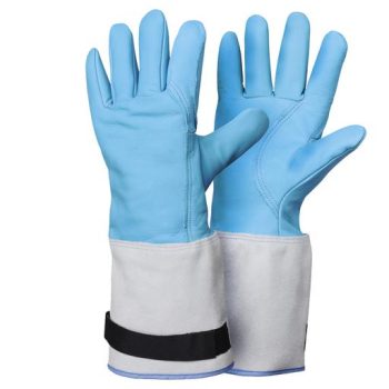 Rostaing CRYO Air Liquide cryogenic leather gloves, blue