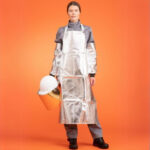 Aluminised apron thermal protection