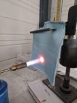 REFRATEX-PRO insulation roll unrolled, application view