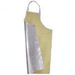 Aluminised apron thermal protection