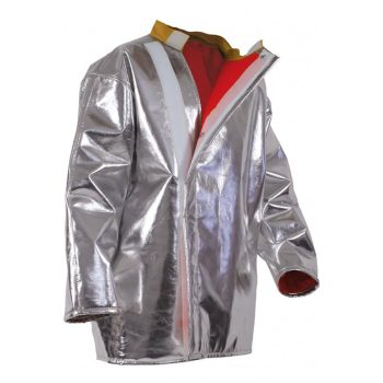 Aluminised fire-resistant light jacket full view