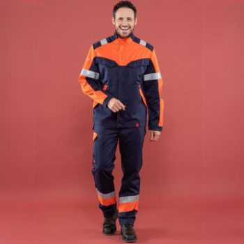 Melt Master multi-hazard jacket, worn view