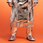 Aluminised gaiters thermal protection