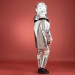 Aluminised fire-resistant light jacket full view