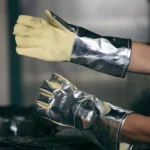Aluminized Aramid Heat Resistant Gloves