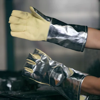 Aluminized Aramid Heat Resistant Gloves