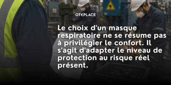 Le choix des masques doit d'abord être adapté au niveau de risque